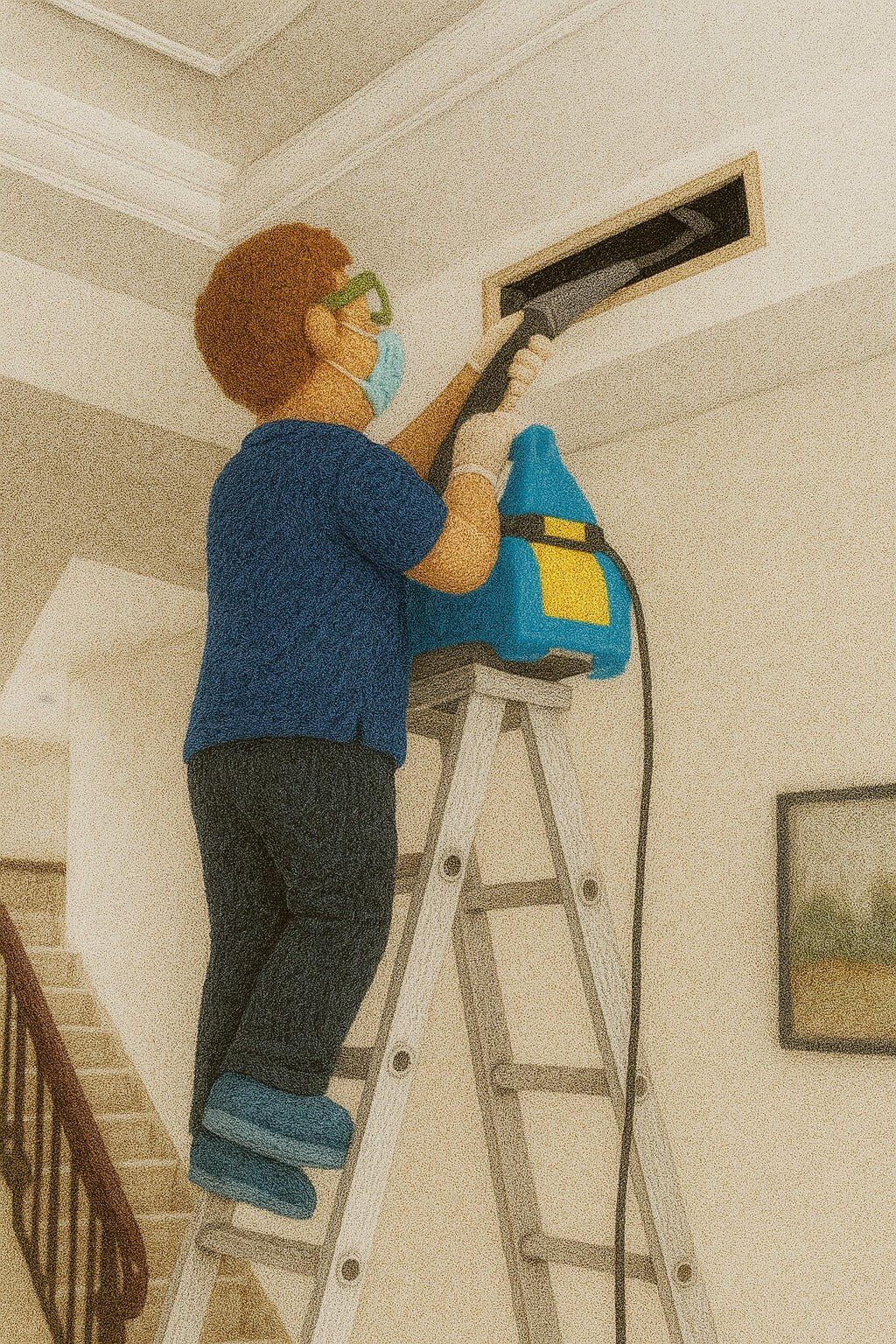 AC Duct Cleaning & Sanitization - Wecare home - dubai