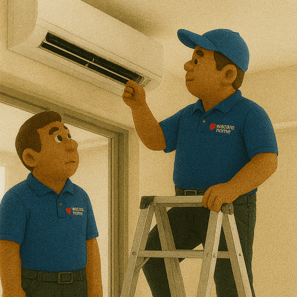 AC Servicing - Wecare home - dubai