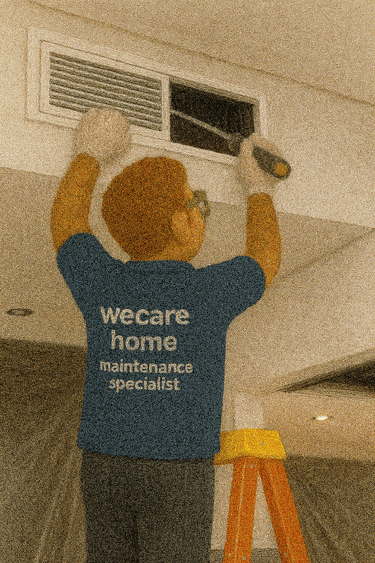 AC Duct + Unit + Coil Deep Cleaning - Wecare home - dubai